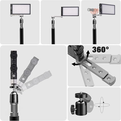 Pixel G1s RGB Video Light with APP Control, 12W 210 Minutes Rechargeable - Image 6