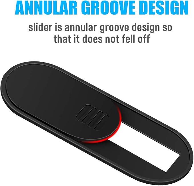 HKDGYHON Webcam Cover Slide, 0.028 Inch Ultra Thin Laptop Camera Cover Blocker - Image 6