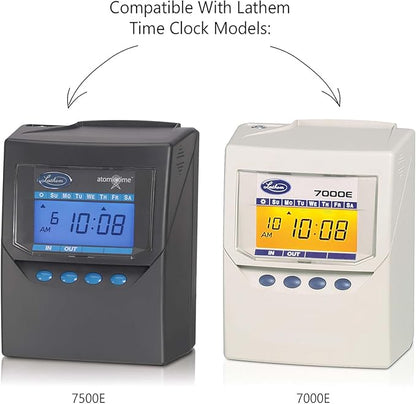 500 Lathem 7000E 7500E Time Clock Cards, E7 Compatible - Image 5