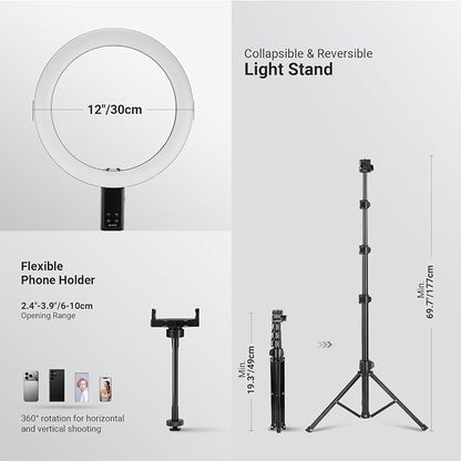 NEEWER 12" Selfie Ring Light - Image 7