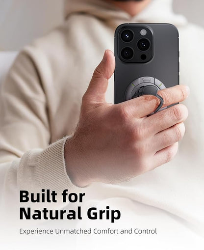 TODI for MagSafe Phone Grip Stand, 3-in-1 Magnetic Finger Ring Holder - Image 3