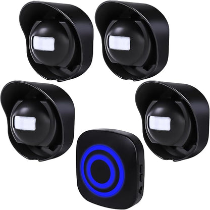 Driveway Alarm-328ft Long Range Wireless Driveway Alarm Weatherproof Outdoor by Shaogax
