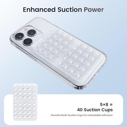 Klearlook 4Pack Silicone Suction Cup Phone Case Mount Double Sided, Sticky - Image 3