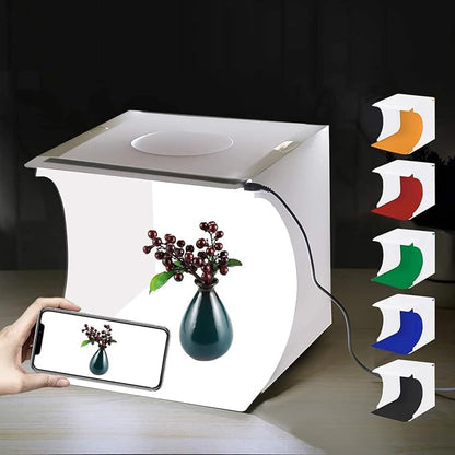 Mini Photo Studio Box, PULUZ 20cm Portable Photography Shooting Light Tent Kit - Image 2