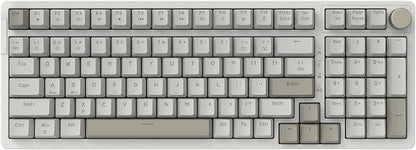 FIRSTBLOOD ONLY GAME. AK992 Retro Wired Mechanical Keyboard, 98 Keys Full Layout by FIRSTBLOODONLYGAME