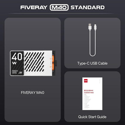 ZHIYUN FIVERAY M40 Video Light, 40W Portable Camera Light, 14000 Lux, CRI/TLCI - Image 2