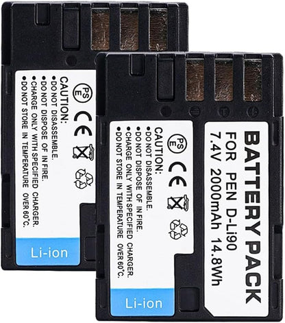 D-LI90 Camera Battery Multifunctional Charger Set Compatible - Image 3