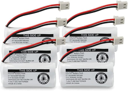 Kruta BT162342 BT262342 Cordless Phone Batteries Compatible by Kruta