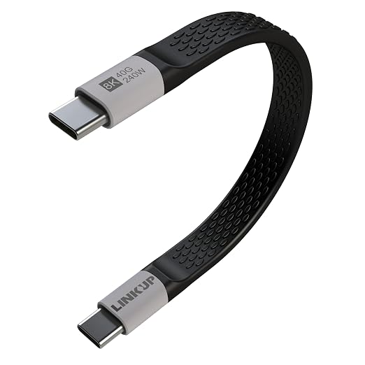 LINKUP USB 4.0 USB C to USB C Cable | Thunderbolt 4/3 Compatible | Type C by LINKUPTechnologies