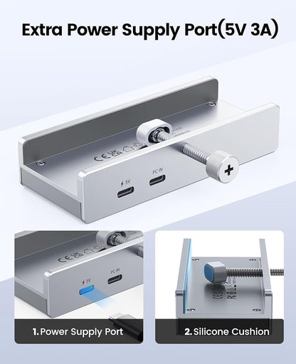 ORICO USB Hub 3.0, Clamp USB Hub - Image 4