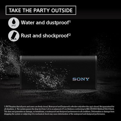 Sony ULT Field 3 Wireless Portable Bluetooth Speaker, IP67 Waterproof, and - Image 7