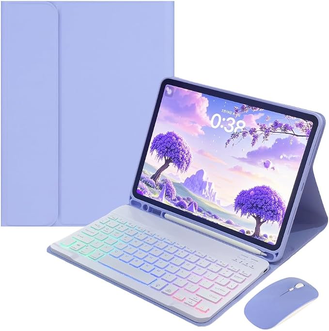 Rainbow Backlit Keyboard Case for iPad Pro 11 inch by Unknown