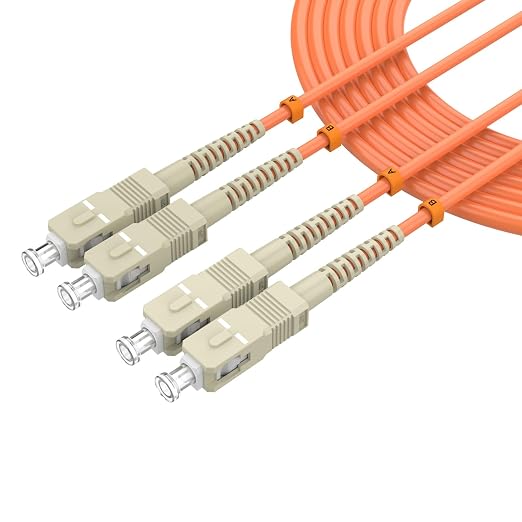 OM1 SC/UPC to SC/UPC Fiber Patch Cable 70M/229FT Multimode Duplex 62.5/125μm by lidkew