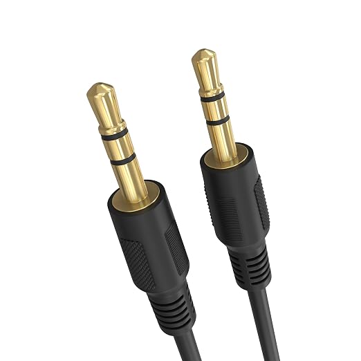 Cmple - 3.5mm Aux Audio Cable Stereo 6 ft AUX Cable Male to Male Speaker Cable - Image 2