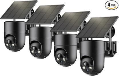 ELYSOO Solar Security Camera Wireless Outdoor, 2K Color Night Vision, 360°View by Unknown