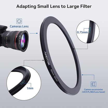 95mm Lens to 82mm Camera Lens Adapter, 95mm to 82mm Filter Step-Down Ring - Image 4