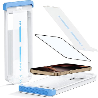 Screen Protector for iPhone 15 Pro Military Grade Tempered Glass Auto-Alignment by DDDDECADE