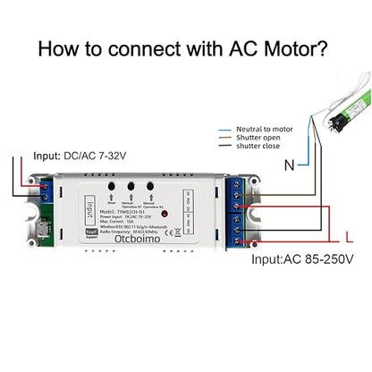 WiFi Electric Linear Actuator Controller, 2 Channel DC12V 24V, Tuya Smart WiFi - Image 4