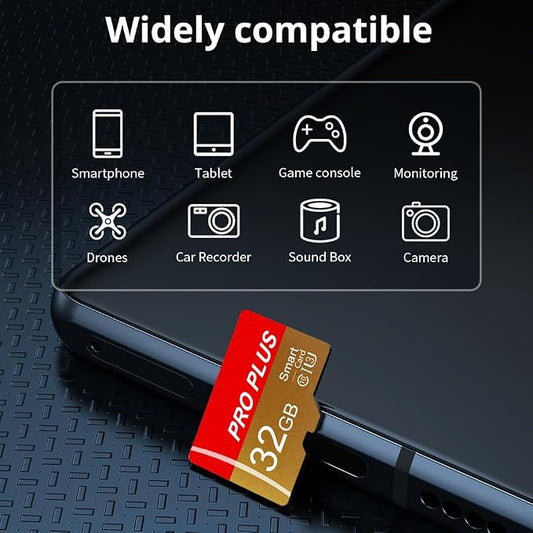 2 Pack TF Card 32GB with Adapter, High Speed Memory Card, UHS-I C10 A1 Memory - Image 2