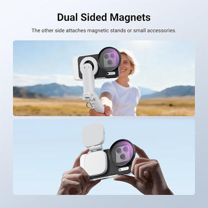 NEEWER 6.3" Magnetic Phone Lens Filter Mount Adapter Backplate Accessories - Image 4