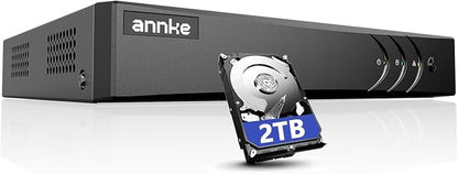 ANNKE 3K Lite 8CH Digital Video Recorder, H.265+ Hybrid 5-in-1 DVR by ANNKE