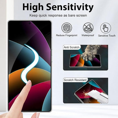 2 Pack Galaxy S25 Plus Anti spy Privacy Screen Protector, 9H Tempered Glass - Image 7