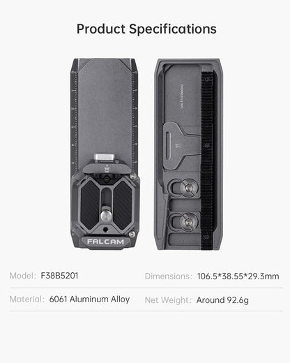 F38 RS4 Mini Quick Release Kit for DJI RS4 Mini, Clamp - Image 7