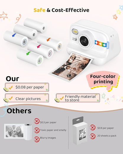 Kids Color Instant Print Camera – Kids Camera - Image 8