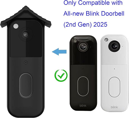 Doorbell Cover Compatible with Blink Video Doorbell2025, Soft Weatherproof - Image 2
