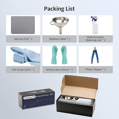 ANYCUBIC Resin Printer Accessories Tool Kits, Silicone Pad, Stainless Steel - Image 9
