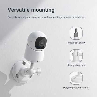 Holicfun 360° Adjustable Indoor/Outdoor Security Camera Wall Mount - Image 2
