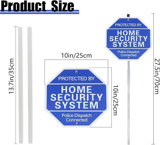 Protected By Home Security System Signs - Image 2