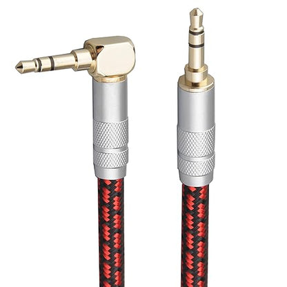 Audiophile High Purity Copper Aux Audio Cable 3.5mm Male to 3.5mm Male Audio by Primeda