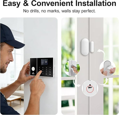 Wireless Alarm System for Home Security, SOS Button, Window Alarms, APP Control - Image 8