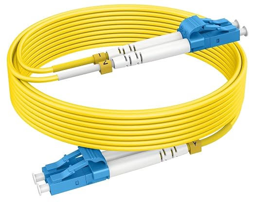 5m Single Mode Fiber Patch Cables OS2 LC to LC, Options 7inch~1000ft, SM by RamboCables