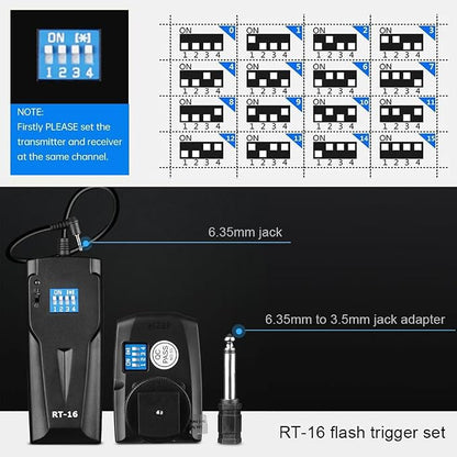 Godox 600W Professional Studio Strobe Lights Kit, 2X 300W 5600K Monolights - Image 6