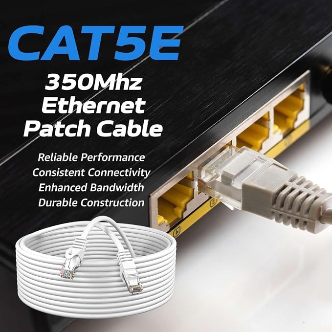 Cables Direct Online Cat5e 15FT Network Ethernet Patch Cable, 350Mhz Internet - Image 2
