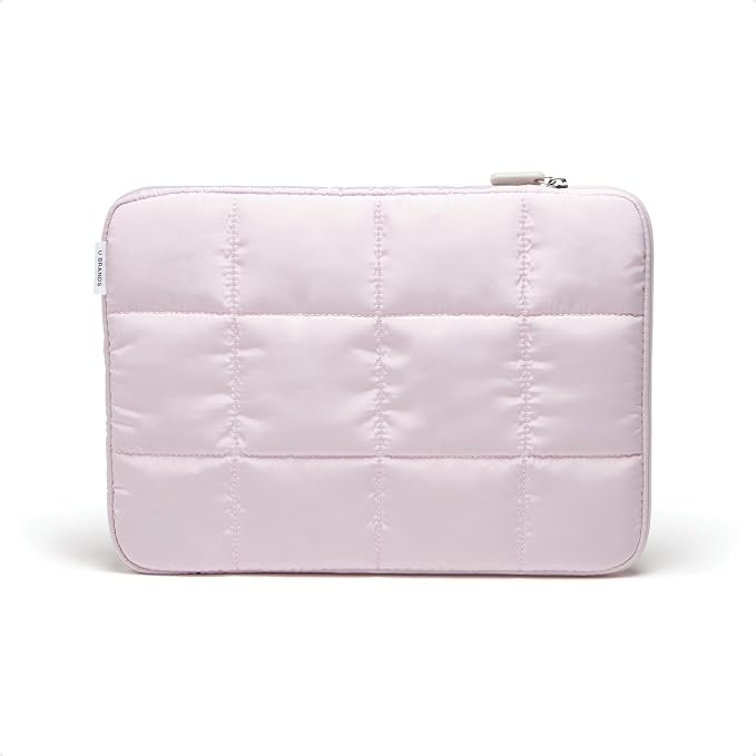 U Brands Nylon Puffer Zipping Medium Laptop Sleeve, 9.75" x 13", Computer by UBrands