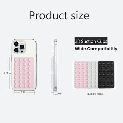 Silicone Double-Sided Suction Phone Case Detachable Mount, ASMR/Fidget Sticky - Image 9