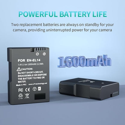 LP EN-EL14 Battery Pack, Compatible - Image 4