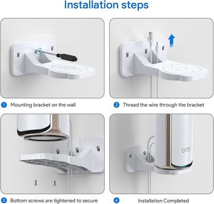 XLTTYWL Orbi WiFi 7 Wall Mount Kit, ABS Orbit 7 Mount Bracket Optimize Space - Image 6