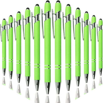 Oddmoal Ballpoint Pen with Stylus Tip, Soft Touch Click Metal Pen, 1.0mm Medium by Oddmoal