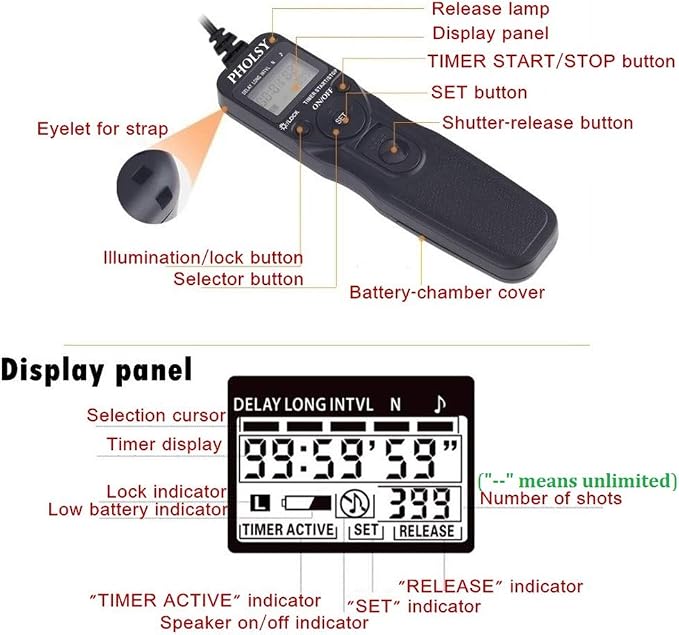 PHOLSY S8 Timer Remote Control Cable - Image 5