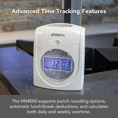 uPunch HN2500 Calculating Time Clock Bundle - Image 6