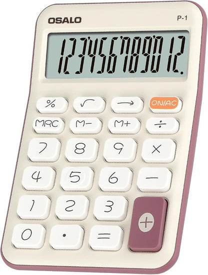 Pendancy Small Desk Calculator Cute, 12 Digit LCD Display, Basic Function by Pendancy