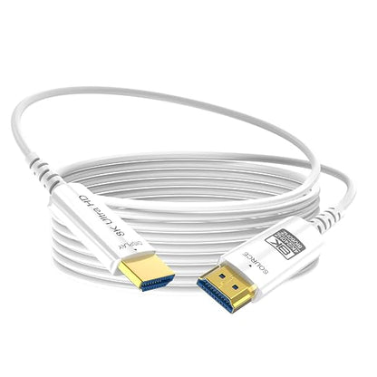 8K Fiber Optic HDMI Cable 100 FT, 8K@60Hz 4K@240Hz, Thin Extra Long HDMI Cable by DGHUMEN