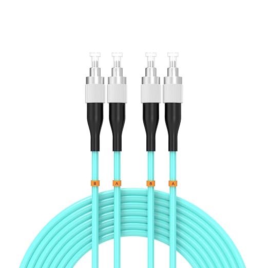 FC/UPC-FC/UPC Fiber Patch Cable OM3 10Meter/32ft 10GB Multimode Jumper Duplex by Buacoz
