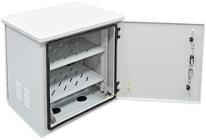 Electriduct 12U Outdoor Cabinet 21.6 Inch Depth IP55 Weather Resistant - Image 2
