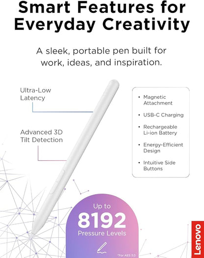 Lenovo Yoga Pen 2 with Magnetic Pen Case, AES 3.0 Stylus with 8192 Pressure - Image 3