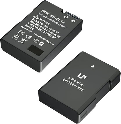LP EN-EL14 Battery Pack, Compatible by LP